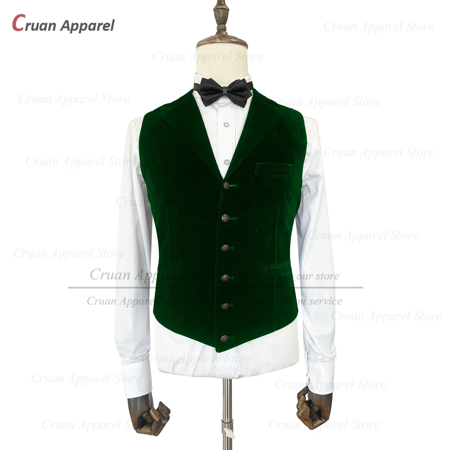 Fashion Pink Velvet Vest For Men Birthday Party Custom Slim Fit Costumes Evening Dinner Elegant Male Formal Waistcoat 1 Piece