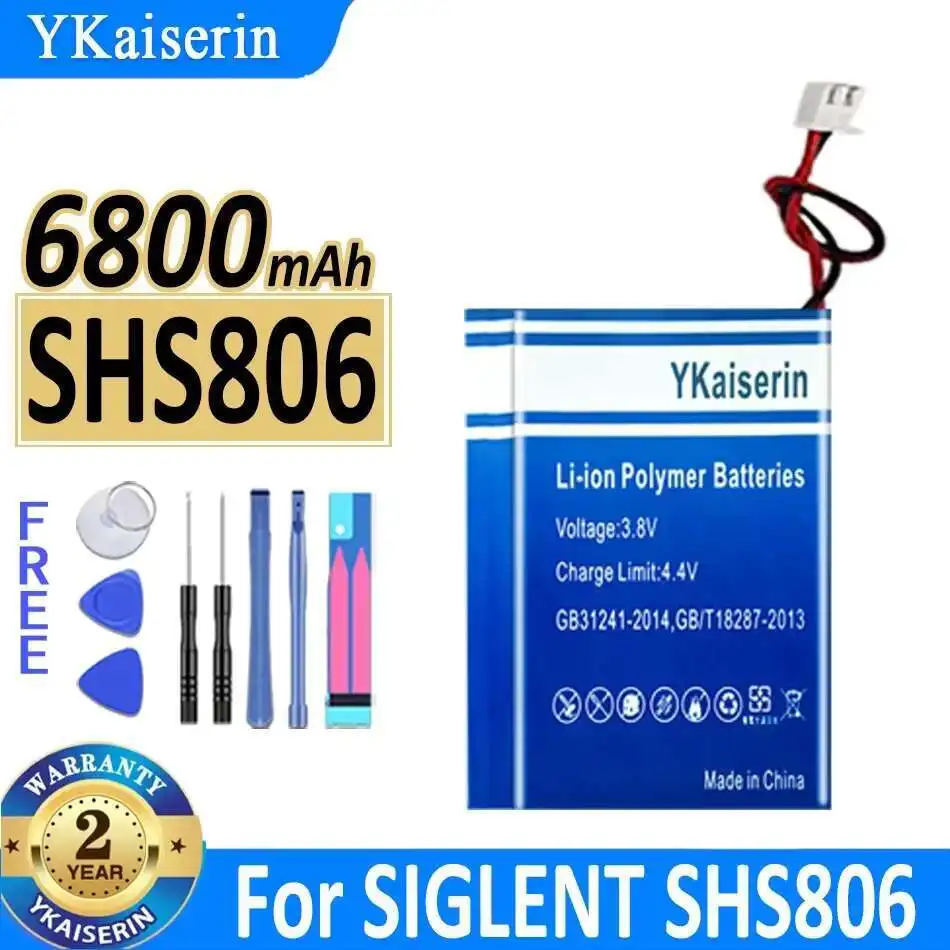 

Durable Oscilloscope Battery 6800mAh Premium Replacement For Siglent SHS806 Oscilloscope
