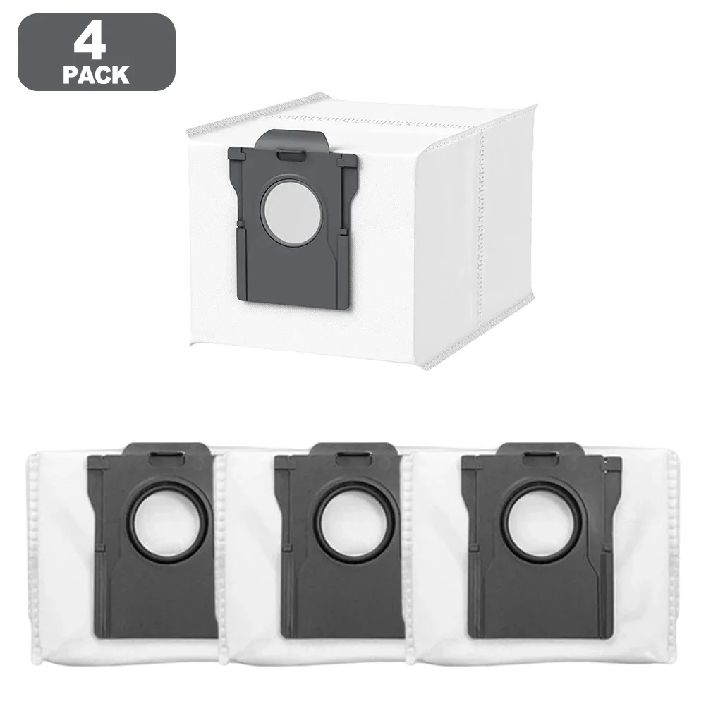 4pcs Replacement Vacuum Bags For Cecotec For Conga For X50 Robot Cleaner HEPA Filter Dust Collector Sacks Home Appliance Parts