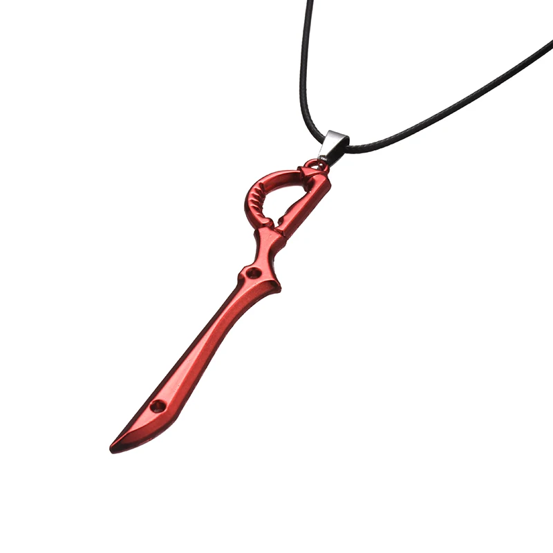 Cartoon Japan Anime Kill La Kill Toys Necklace Matoi Ryuko Blade Weapon Cosplay Pendants Figure Accessories for Fans Gift