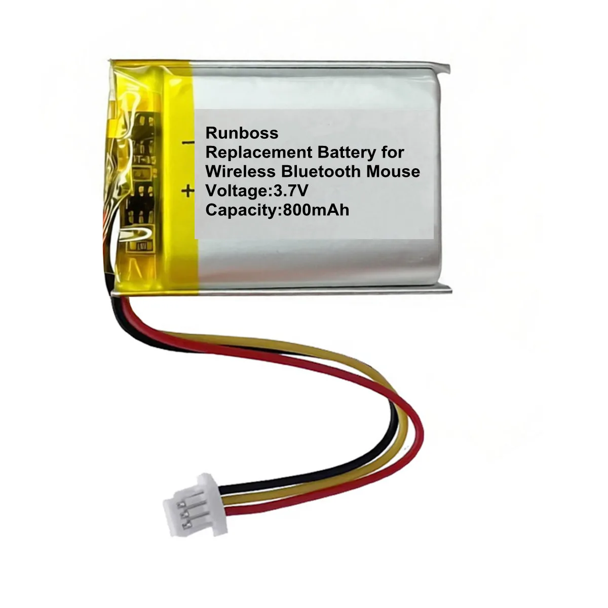 3.7V 800mAh Rechargeable Polymer Battery for Asus ROG Gladius , STRIX IMPACT II , Pugio II 2 Wireless Bluetooth Mouse Battery