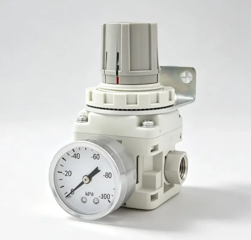 IRV10 Vacuum Regulator 6mm/8mm Adjustable Negative Pressure Pneumatic Control Valve