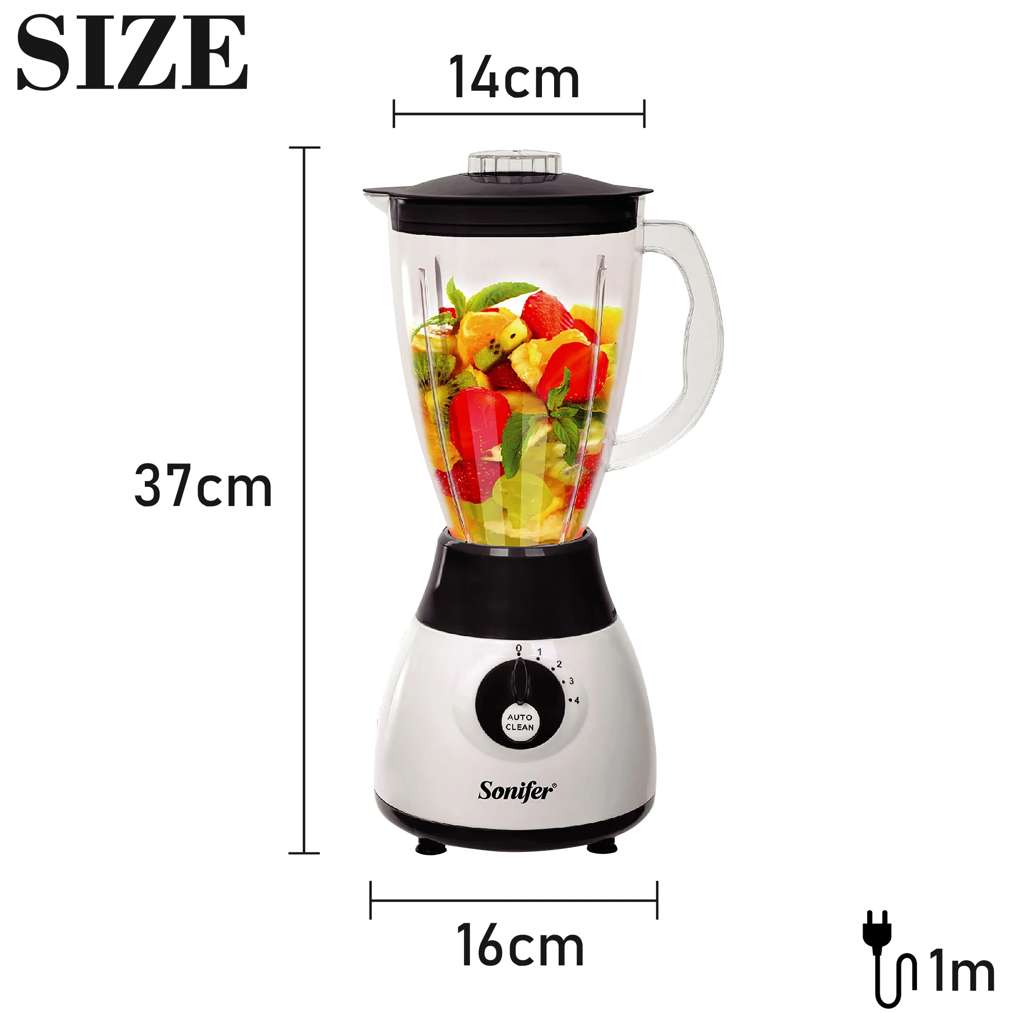 2 in 1 Stand Blender&Meat Grinder&Juicer&Grinding 300W Stainless Steel Kitchen Mixer Fruit Food Processor Ice Smoothies Sonifer