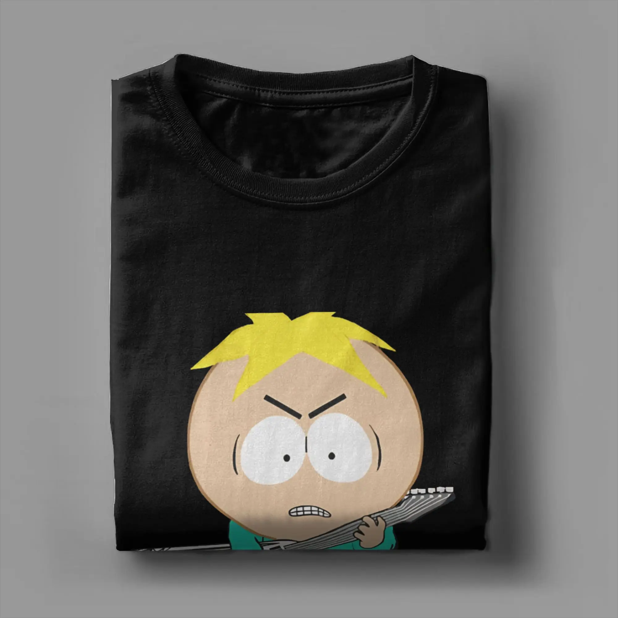 Classic Novelty Graphic 100% Cotton T-Shirt Southpark Tees Tops For Men view 3
