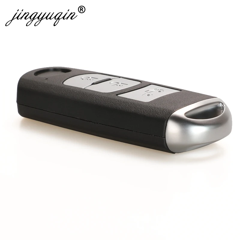 jingyuqin 433Mhz ID49 2/3 Buttons Smart Key Fit for MAZDA CX-3 Axela CX-5 Atenza Model SKE13E-01 SKE13E-02 Car Remote Control