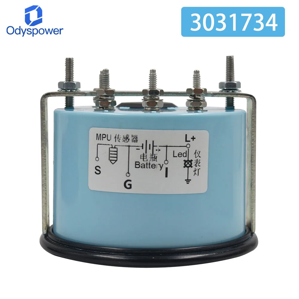 Digital Electronic Tachometer Diesels Engine Generator Parts Marine Instrument 3031734 12v24v