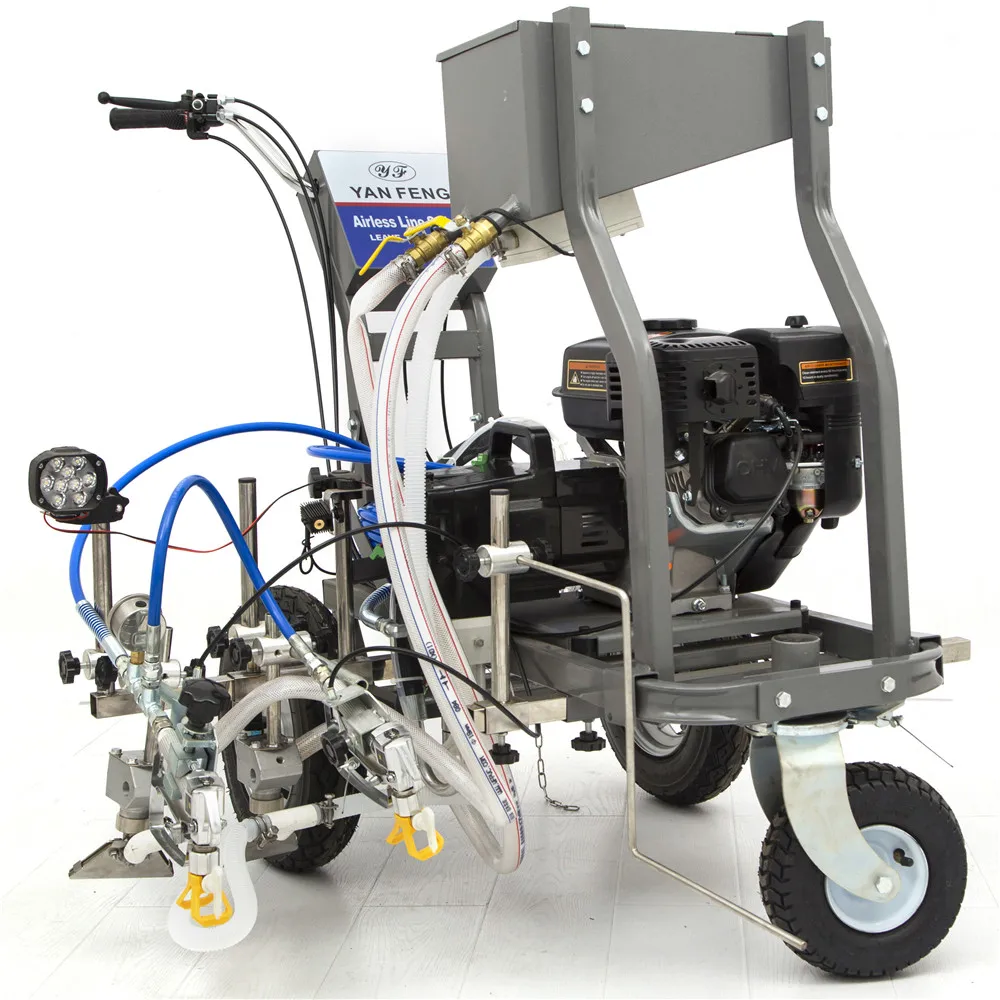 Low Cost Cold Plastic Automatic White Line Line Marking Manufacturing Machine Electric Road Marking Machine