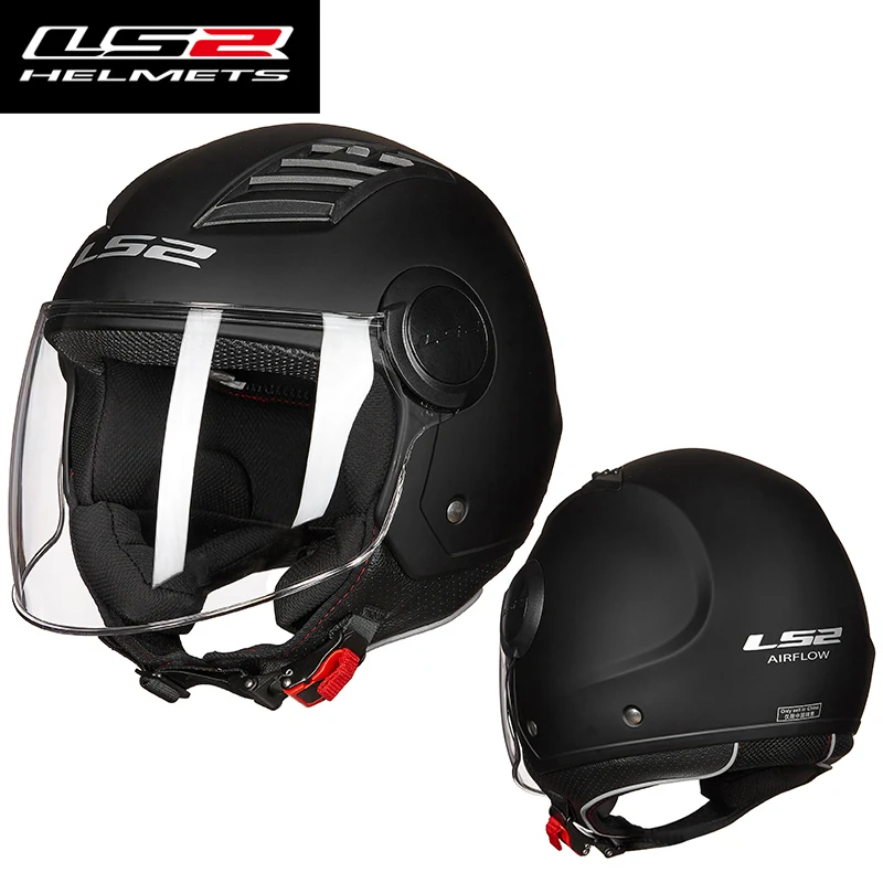

LS2 OF562 Motorcycle Helmet Summer Breathable Casco Moto Men Women 3/4 Open Face Electric Sctooer Motorbike Helmet High-Quality