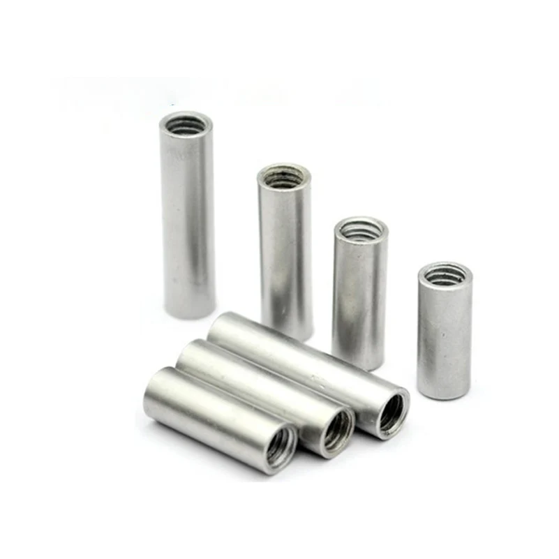 7 Size Stainless Steel Material 4mm 5mm 6mm Diameter M3.5 Thread Screw Connecting Cylindrical Rod Through-wire Nut Stud DIY Part