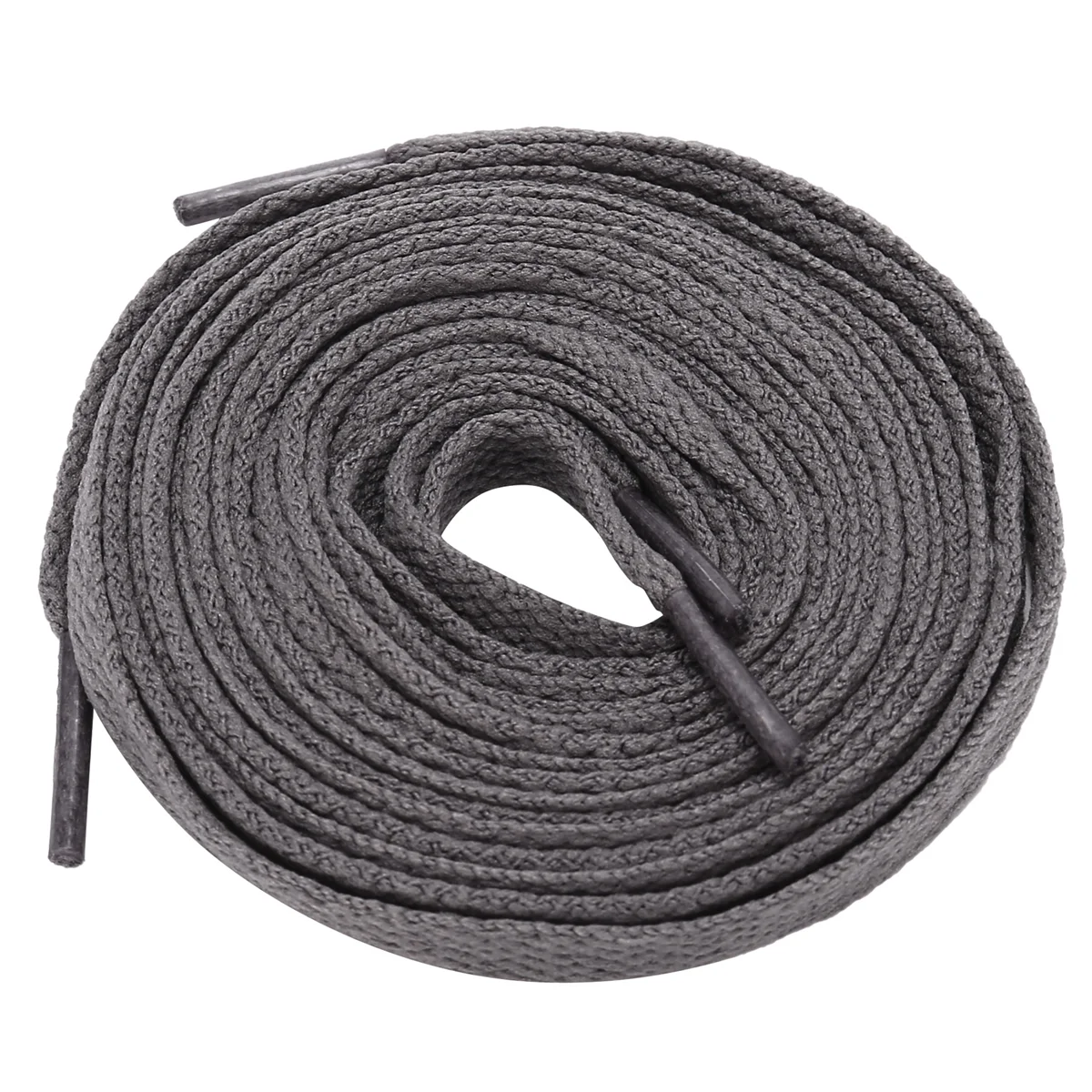 BISM Tênis Atlético Sapatos de Lona Cadarços Cadarços Planos Cordão Cinza Escuro Par