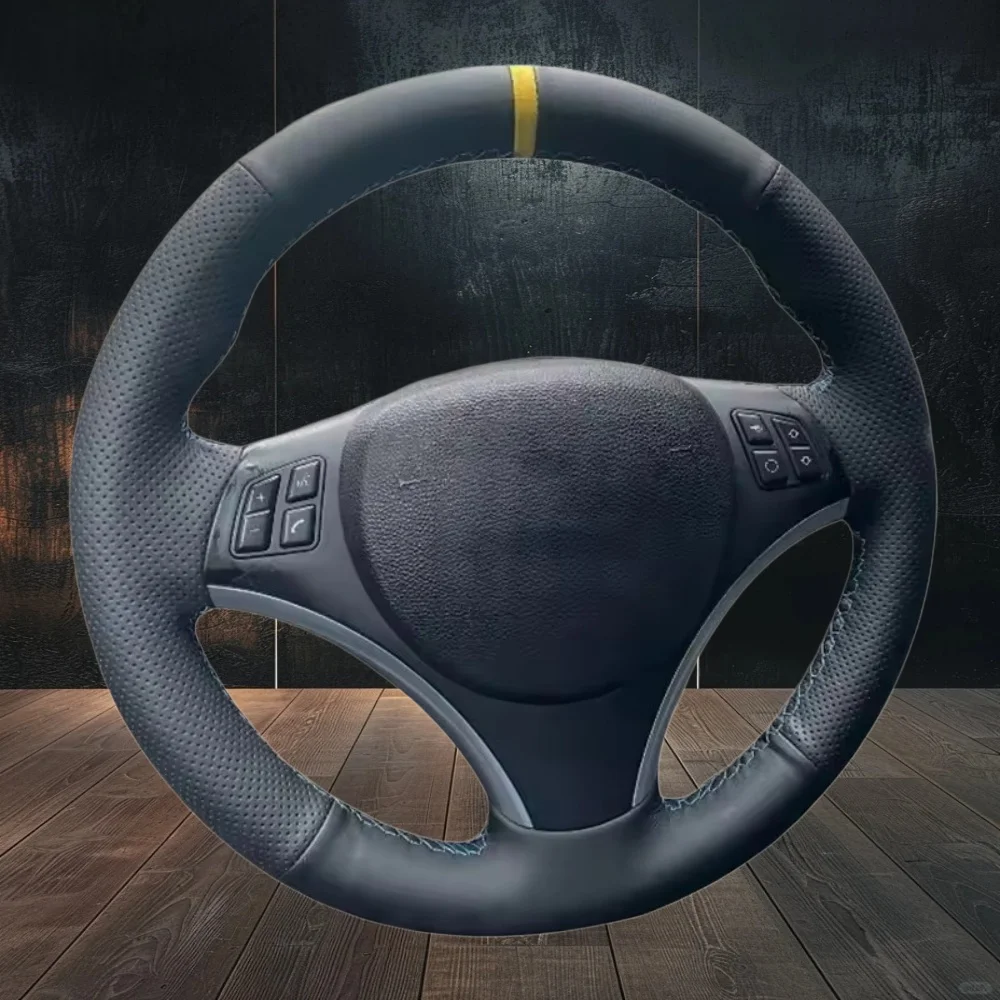 

Hand Stitched Perforated Artificial Leather E39 330i 330Ci 540i 525i 530i M3 M5 Steering Wheel Cover For BMW M Sport E46