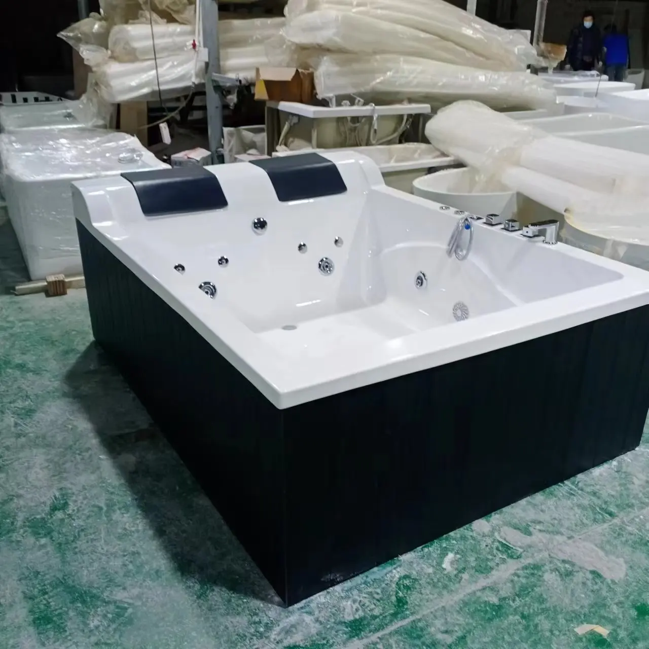 Bañera de hidromasaje para masaje independiente al aire libre, gran oferta, Spa, bañera de masaje acrílica de alta rentabilidad, 2 personas