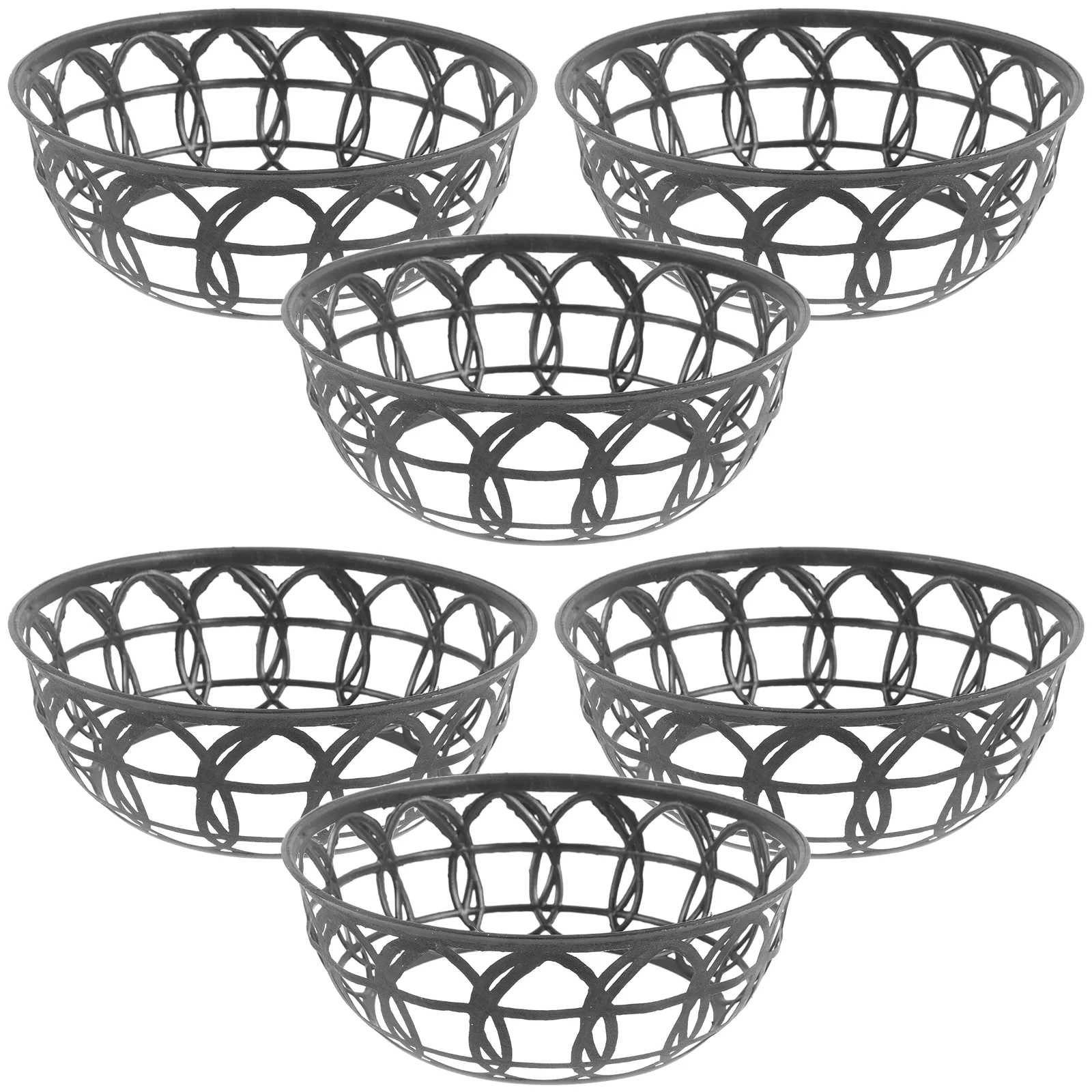  6 Pcs Dou Hat Inner Ring Bowl Bamboo Straw 6pcs Hard Chinese Farmer Plastic Hoop Making Accessory Shaper Insert Braided Support