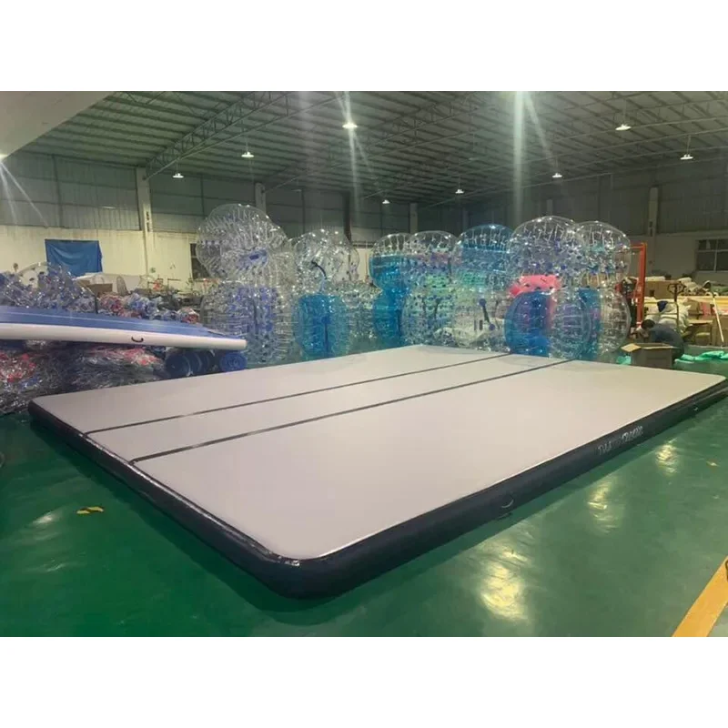 7.5x6x0.2m gonflable piste d'air matelas de gymnastique dégringolade Airtrack sol Yoga formation culbutage avec pompe