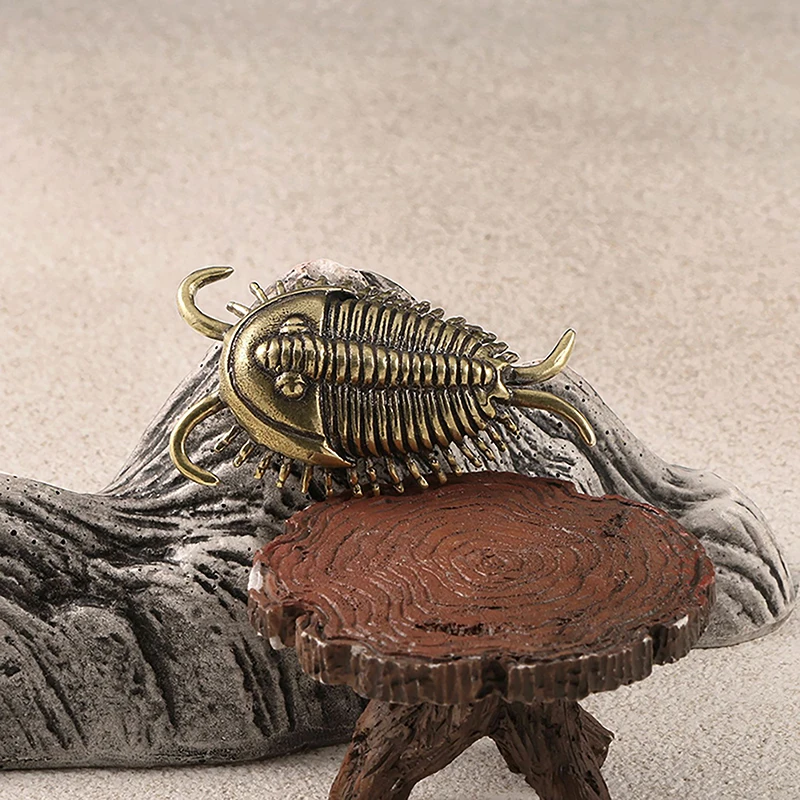 Ancient Insect Cambrian Trilobite Small Statue Office Desktop Ornaments Tea Pets Crafts Animal Miniatures Figurines