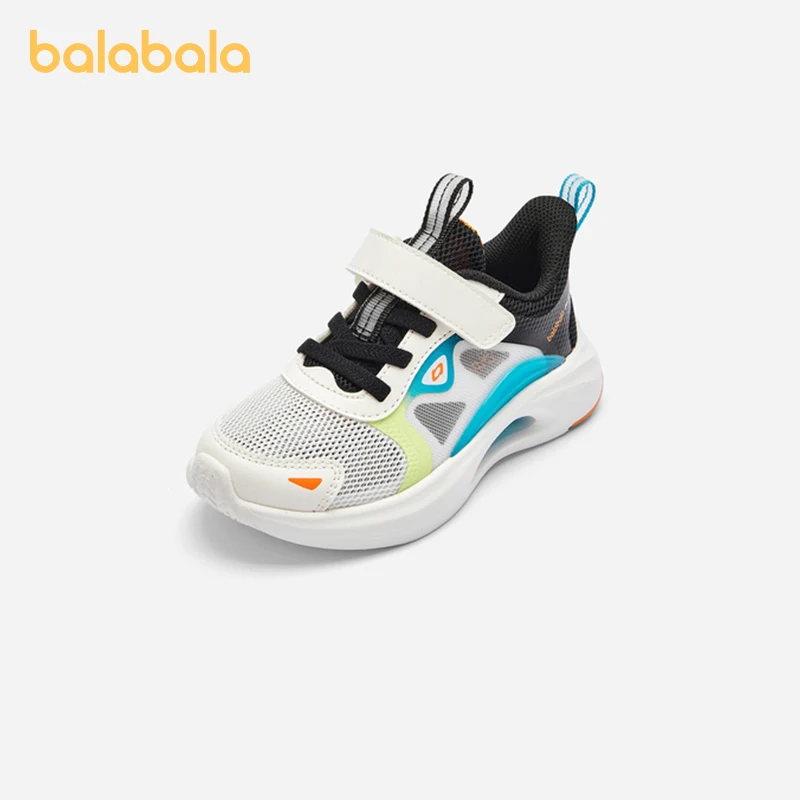 Balabala Kids Sports Shoes Boys Girls Breathable 2024 Summer New Trendy and Lightweight Mesh Shoes