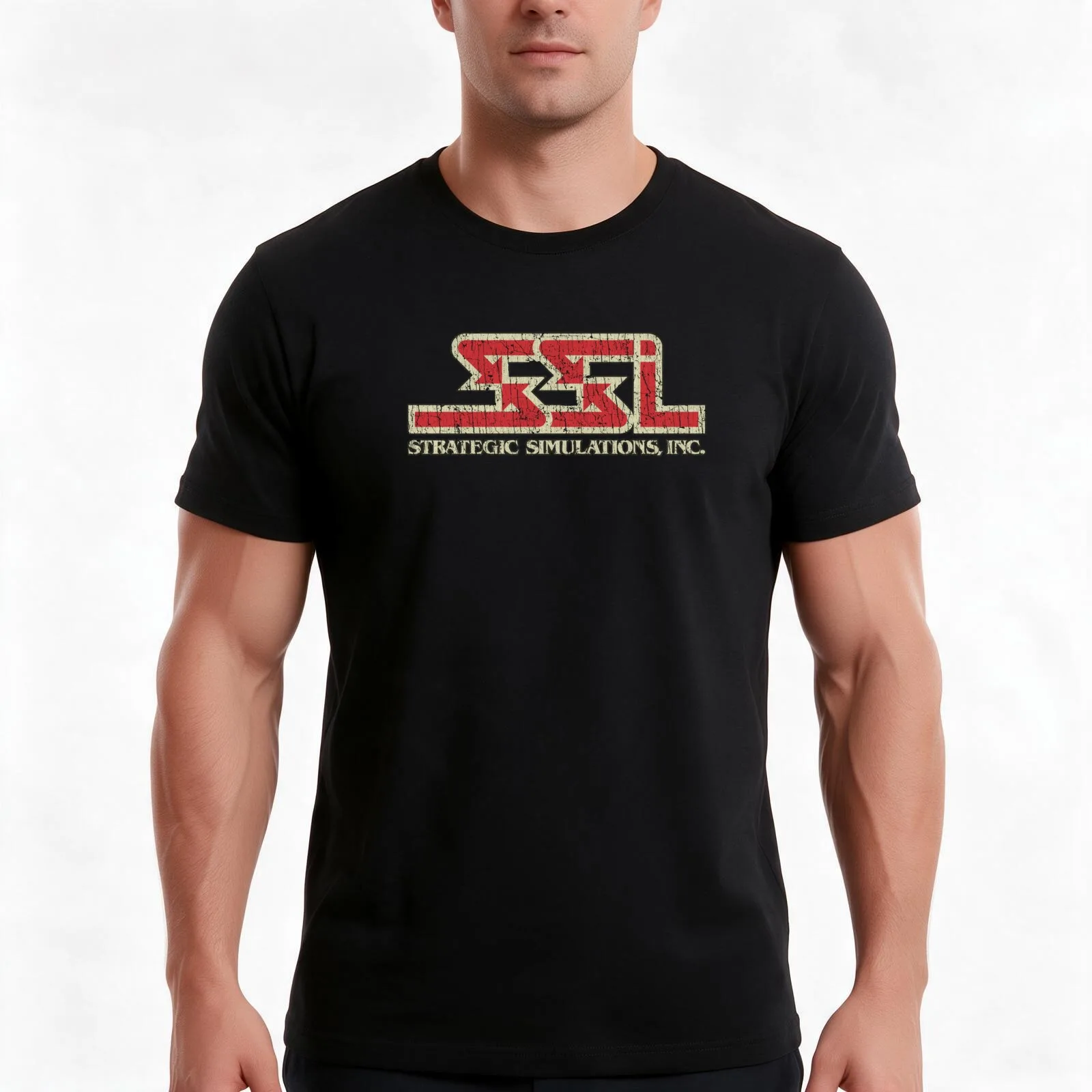 Strategic Simulations 1979 T-Shirt, Summer Casual Cotton Tee, Oversized Streetwear Tops, Vintage Graphic Print, Unisex Men Women