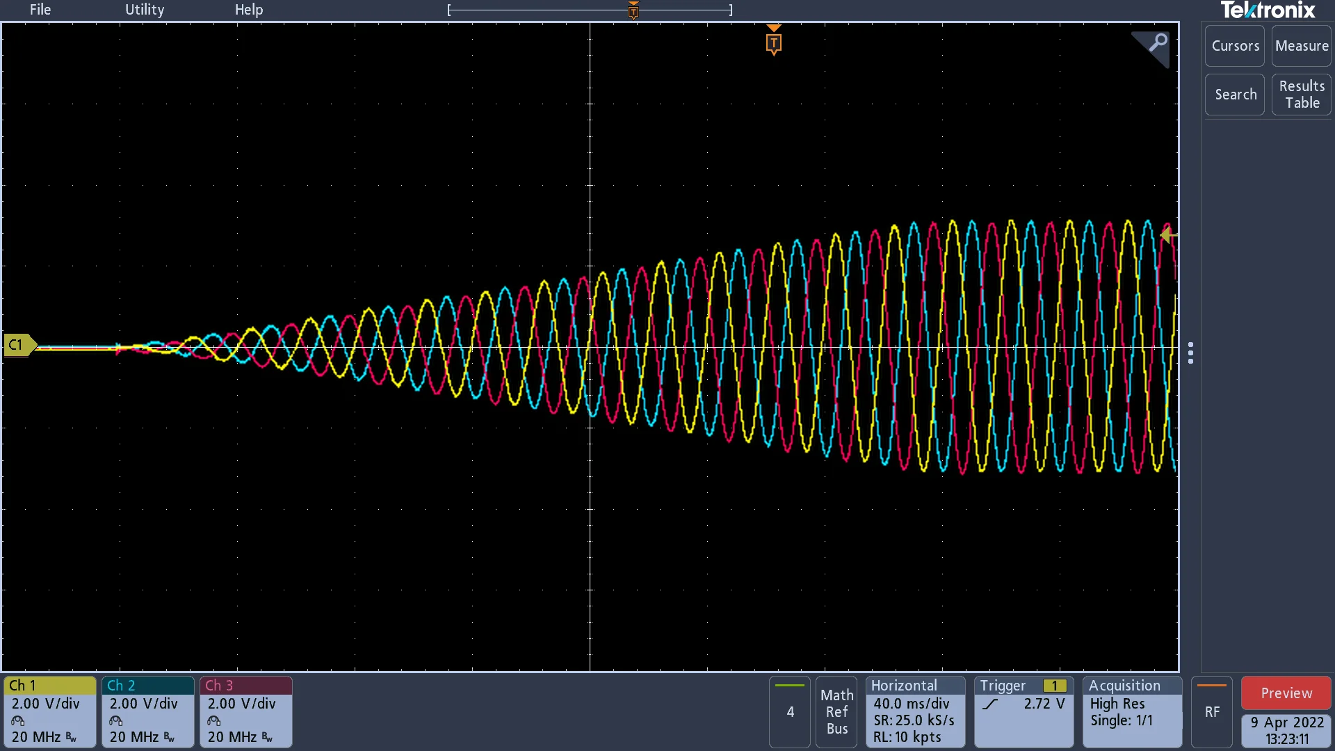 Three-phase Inverter Clark-Park Coordinate Transformation, PI Closed-loop Control Digital Power Development Board, 400Hz