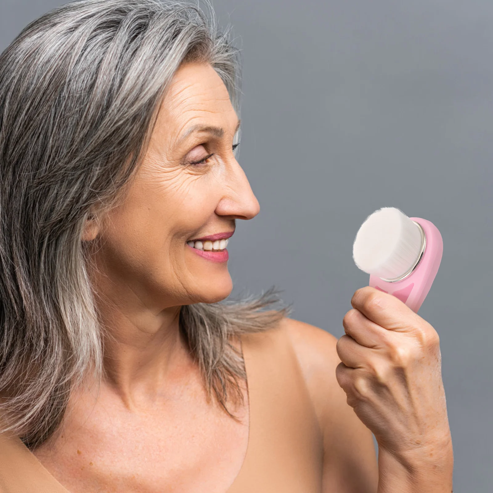 Siliconen gezichtsreinigingsborstel Dubbelzijdige handmatige gezichtsscrubber Peeling Diep schone poriën Gladde huidborstel