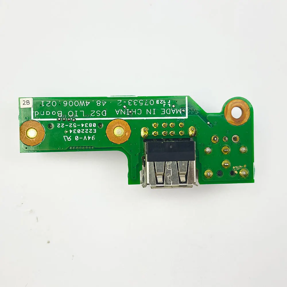 DC Power USB Jack Board UNTUK Dell Inspiron 1525 1526 Laptop DC-IN USB Charging Board 48.4W006.021 07533-2 DS2 LIO Board