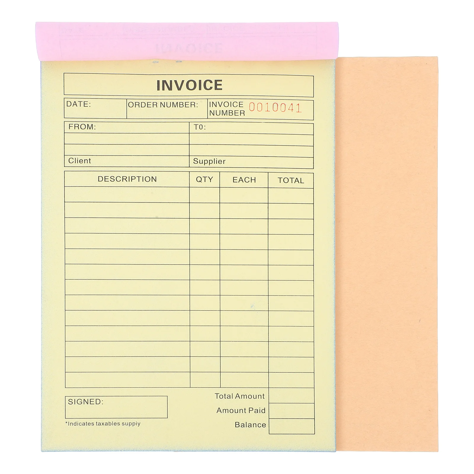 2pcs Invoice Book For Small Business Receipt Management Order Tracking Financial Records Business Receipt Book Order Forms Pad