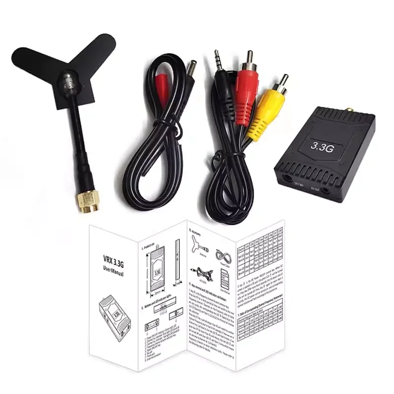 

RCMOY 3,3G 4 Вт видеопередатчик или приемник VTX VRX 2-8S для гоночного дрона FPV