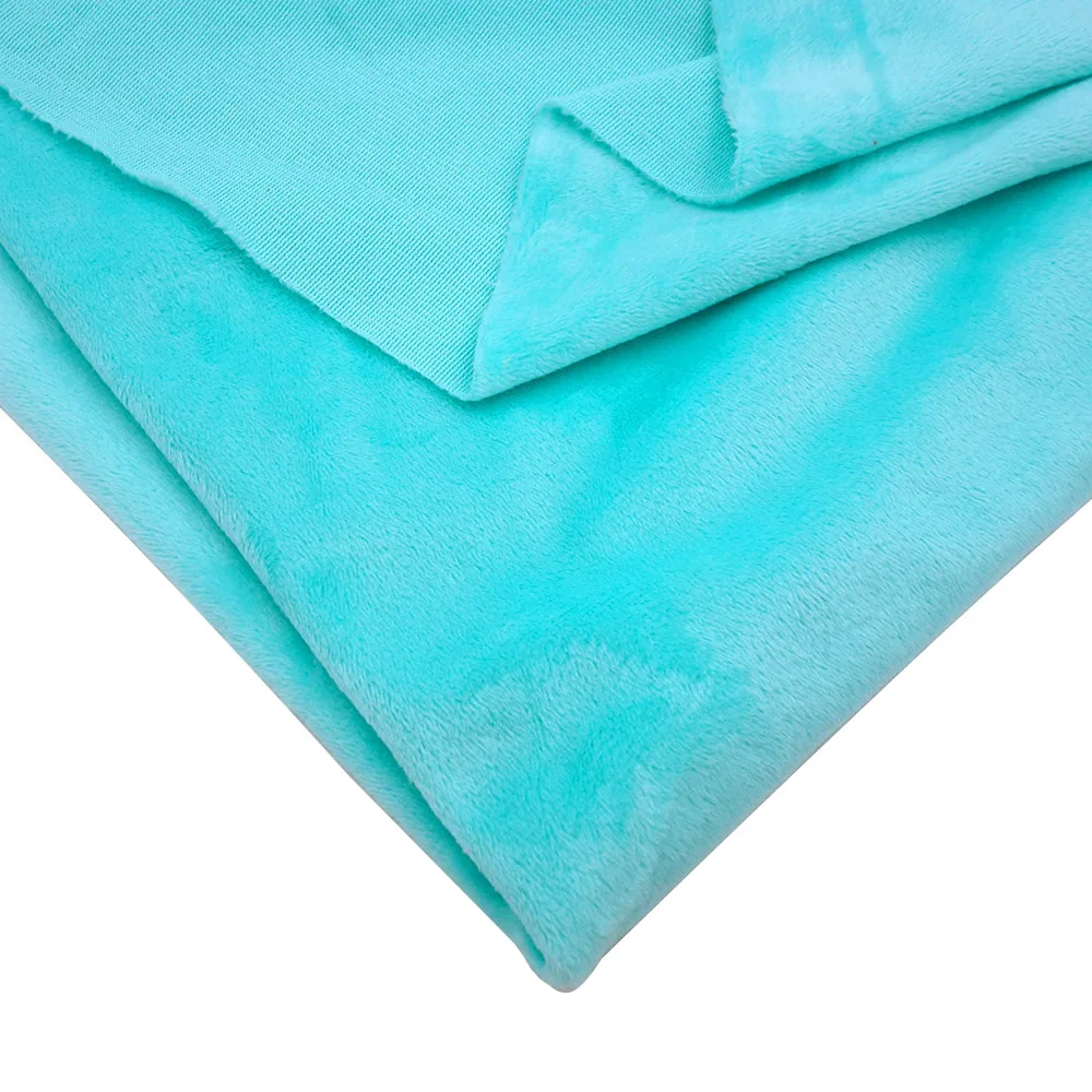 Super Weiche Plüsch Stoff Puppe Minky Stoff Für Nähen Diy Handgemachte Hause Textil Tuch Für Spielzeug Plüsch Stoff Patchwork Einfarbig
