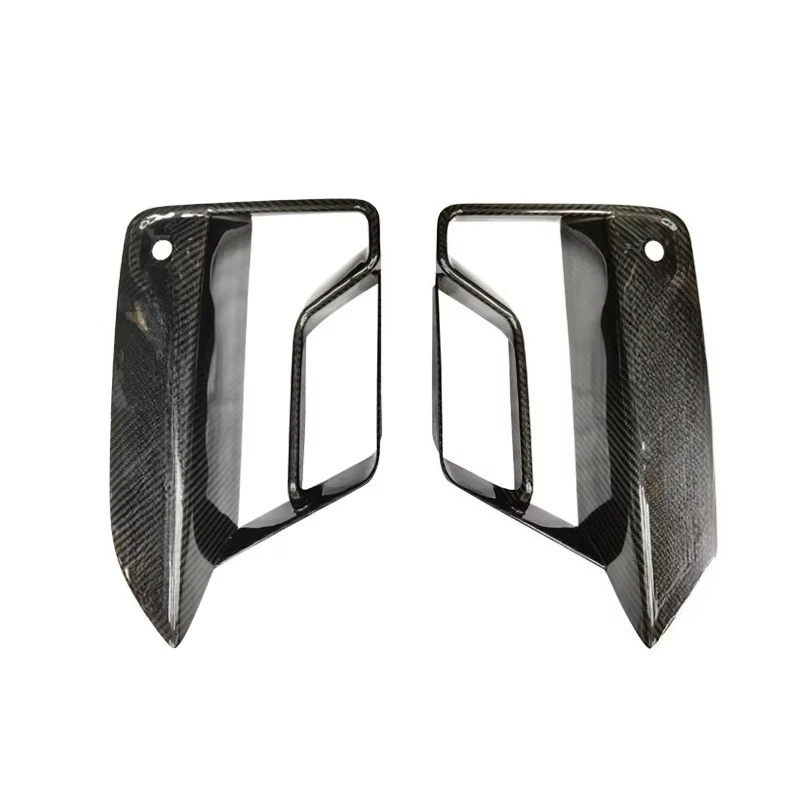 High Quality Dry Carbon Fog Lamp Frame Decorative Panel Suitable M5 F90 Front Bumper Vent Decorative Panel