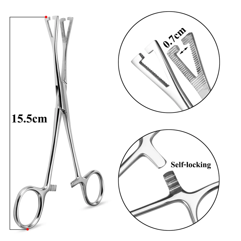 Chirurgenstahl Zange Körper Piercing Werkzeug Zange Nadel Rohr Klemme Pinzette Öffnen Schließen CBR Ring Zange Ohr Bauch Nase Pierc Werkzeuge