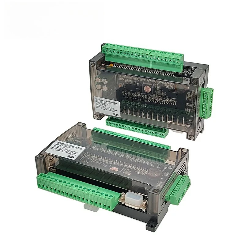 FX3U Series PLC Board 30MR/32MT Built-in 6AI 2AO RS485 RS232 Communication Industrial Programmable Controller