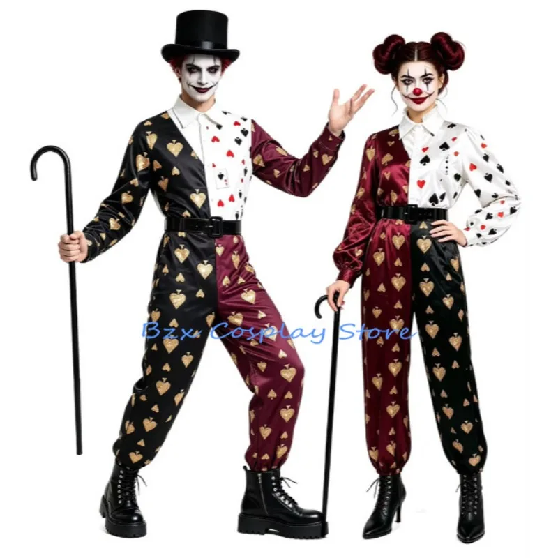 poker-clown-couple-cosplay-costume-circus-funny-performance-jumpsuit-male-halloween-carnival-party-fantasy-outfits-adult-women