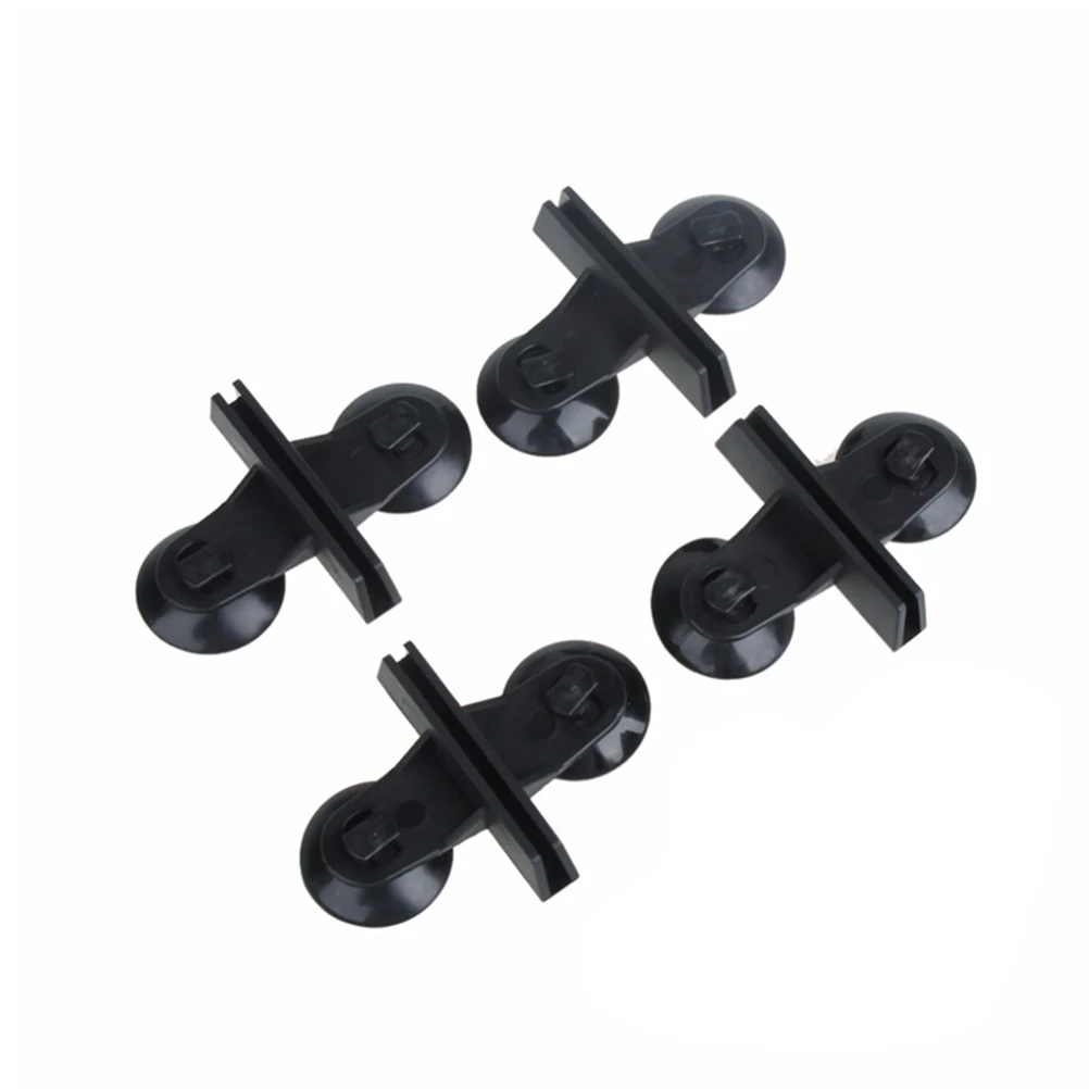 

4pcs Black Tank Filter Plate Fish Board Aquarium Bottom Segregation Net Strainer Pet Supplies Juvenile Fish Safe PC Plastic