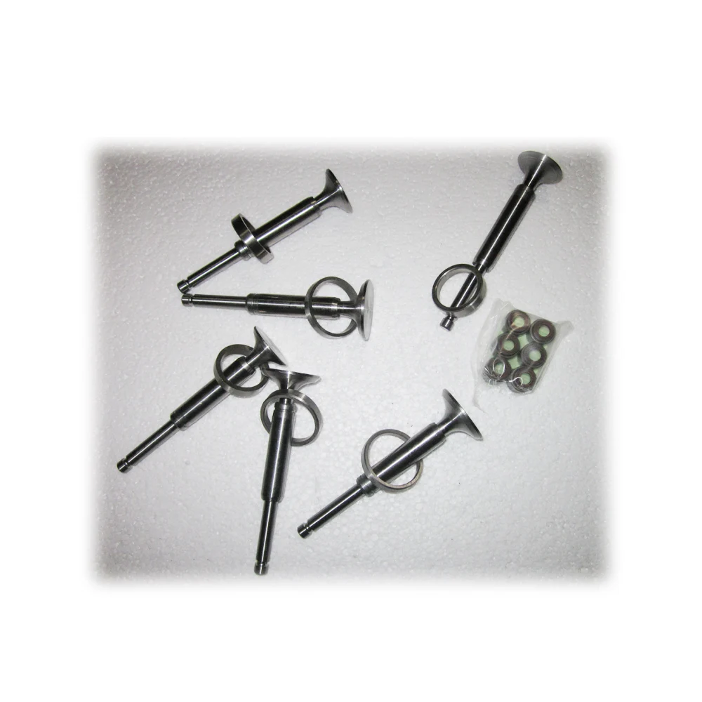 KM385BT, Set of Valves Groups Including Valves, Guide, Valve Stem and Valve Seat for Laidong