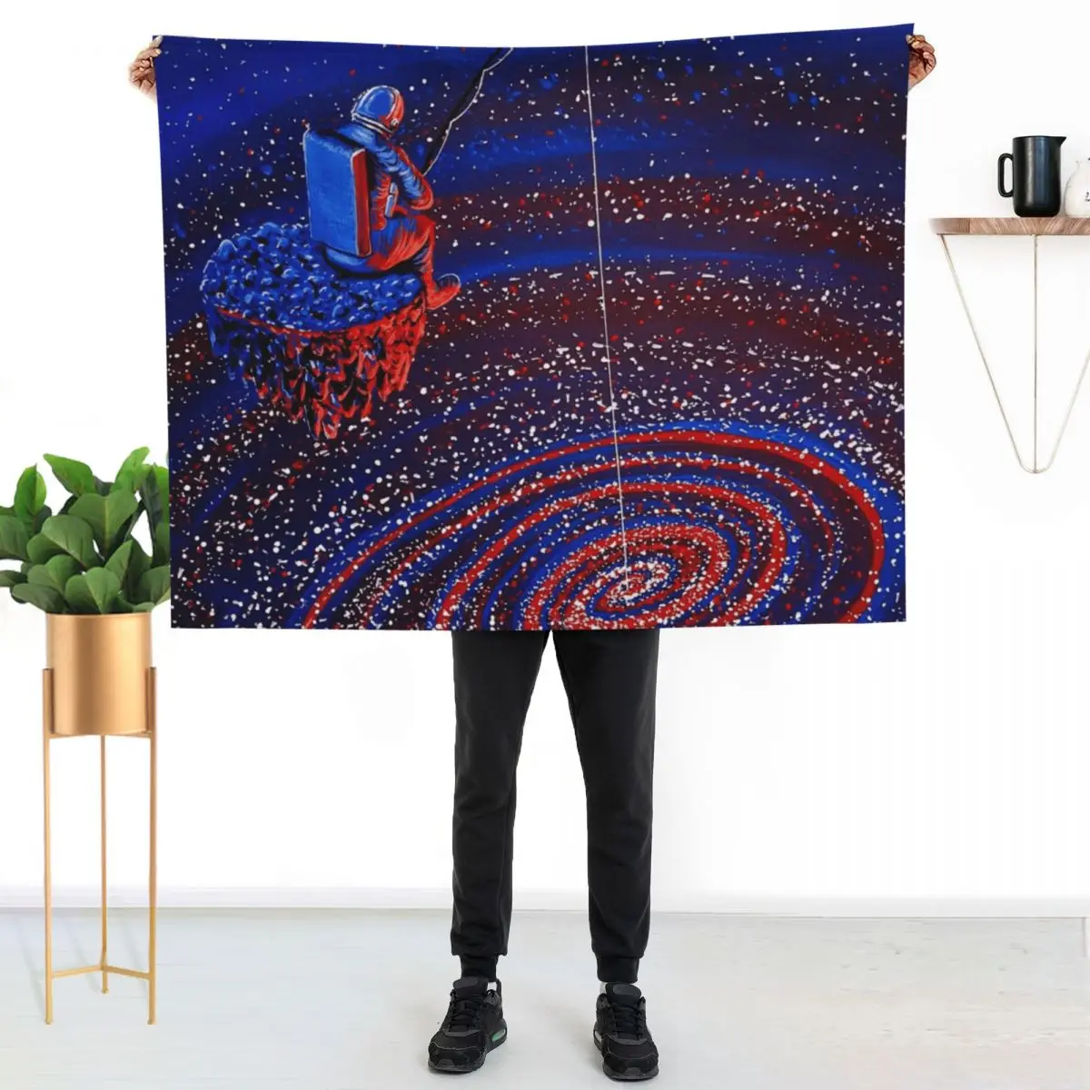 Gone Fishin Throw Blanket Easy Care Comfortable Blanket for Couch