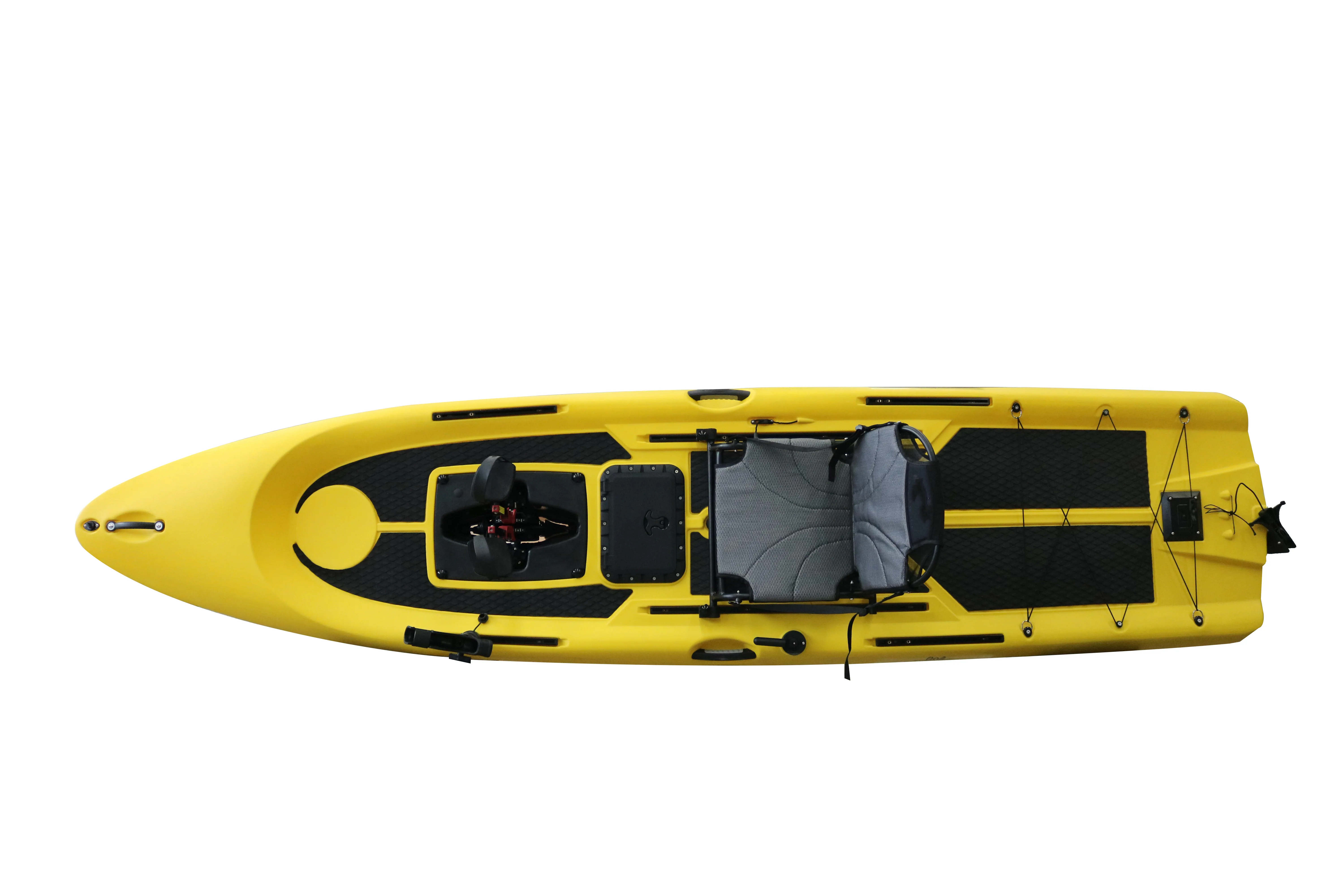 Materiale di alta qualità Impermeabile antiscivolo 12 piedi SUP Sit on Top Kayak da pesca con pedali