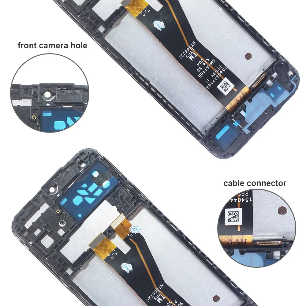 Wyświetlacz LCD 6.6" do Samsung Galaxy A14 4G, ekran dotykowy, digitizer, kompletny moduł zamienny do A145F A145M A145P A145R — zdjęcie produktu 5