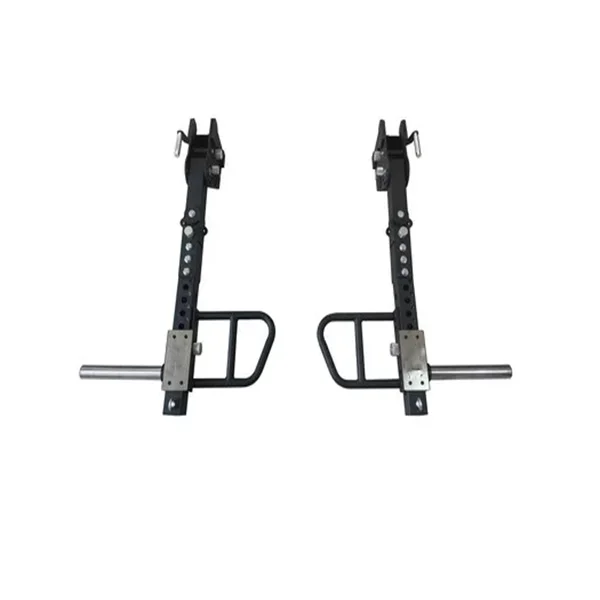 Adjustable Steel Jammer Arms Heavy Duty Anti-Slip Power Rack Attachments for Strong Upper Body & Chest Workouts
