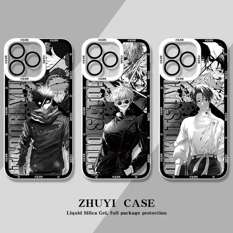 Jujutsu Kaisen Gojo Case For Xiaomi 13T 12T 11T 10T 14 13 12 11 Lite 5G NE POCO F6 X6 Pro X3 NFC X5 X4 GT F3 F4 F5 M6 M5S C65