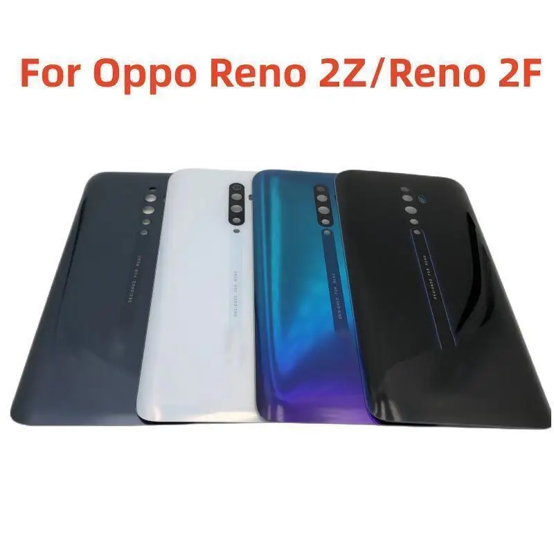 Original Back Battery Cover Door Housing Case Rear Glass Repair Parts for Oppo Reno Reno 2Z Reno 2F