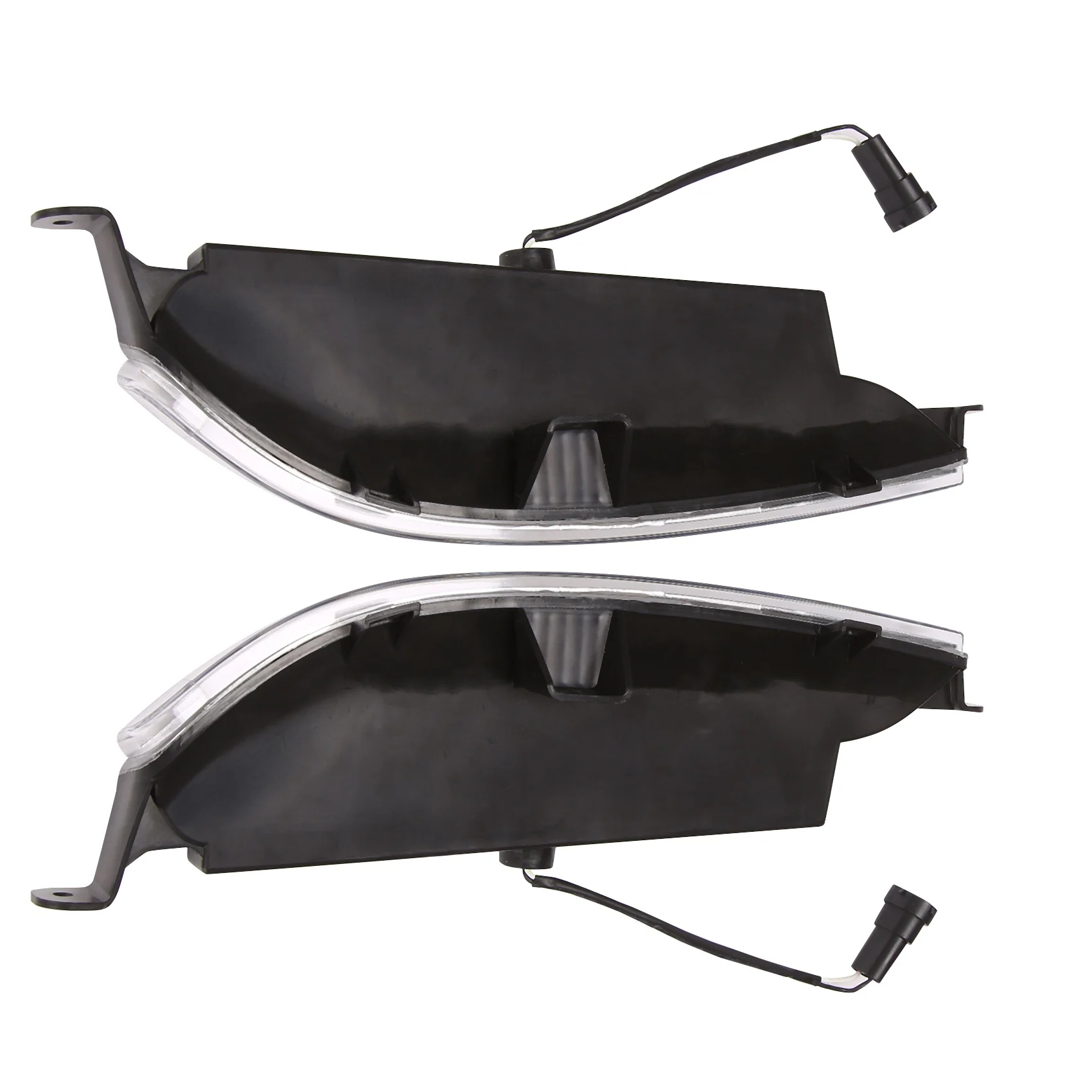 #27J (Transparent)Car Left Right DRL LED Fog Lamps Lights Daytime Running Lights,Automotive Parts & Accessories