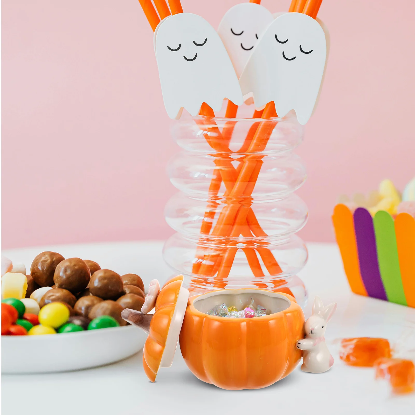 السيراميك اليقطين تخزين جرة غطاء الخريف الحلوى الحاويات الزخرفية صندوق مجوهرات المطبخ منظمة الخريف علبة كوكي