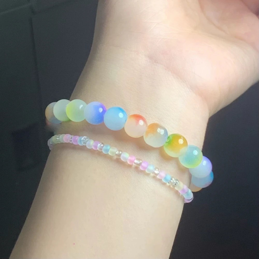 1 قطعة جديد بسيط الخرز كريستال سوار للنساء الفتيات الكورية Ins الأبيض اليشم بودي الجذر أساور الصداقة مجوهرات هدايا