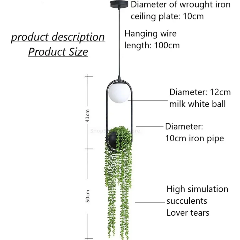 Nordic Modern LED Pendant Lights Plant Hanging Lamps Flower Dining Lamp for Indoor Living Room Bar Home Decor Lighting Fixtures image 3