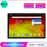 BDF Tablet M107 10.1-Inch Screen 1280 * 800 Resolution 4GB RAM+64GB ROM 5000mAh Battery Capacity Android 10.0 System WIFI+3G
