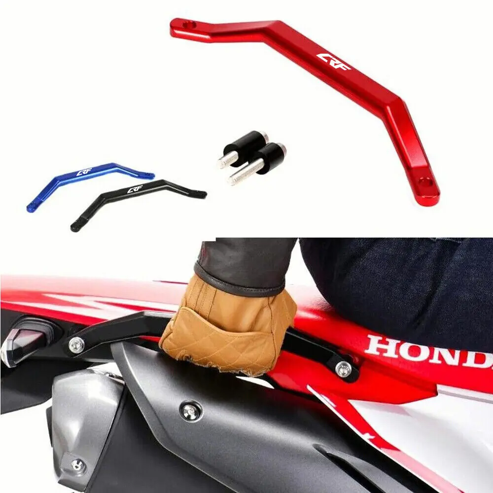 

For HONDA CRF250L CRF 250L RALLY 2021-2023 (MD47) Moto CRF LGOO CNC Passenger Rear Pillion backstand Seat Grab Bar Handle Rail