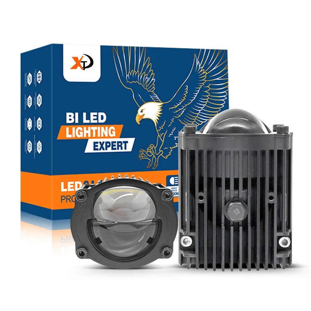 

1.8-Inch 100W Matrix Bi-LED Motorcycle Headlight Waterproof Small Cannon Spotlight 12–80V Penetration Car Accessories