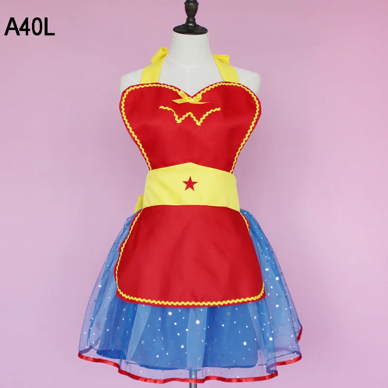 Halloween Costumes for Women Princess Anime Cosplay Cartoon Apron Dresses