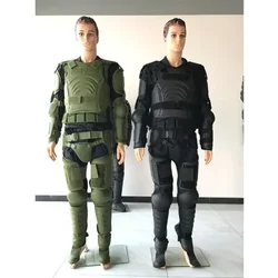 Anti impact riot gear black stab proof full body riot suit factory new for sale