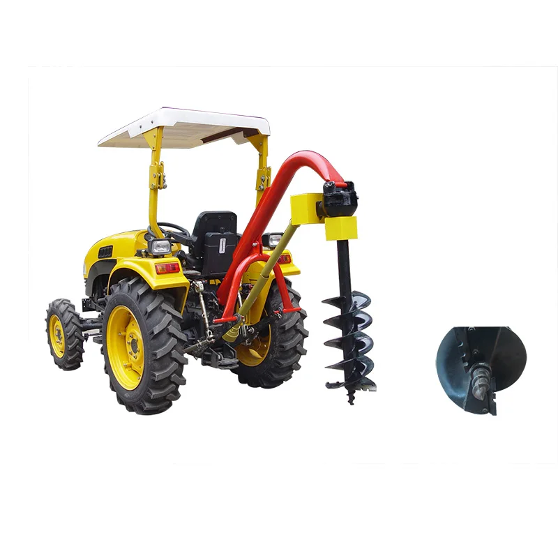 YUGONG Tree Planting Tractor Mounted Earth Auger Mini Pto Portable Post Hole Digger