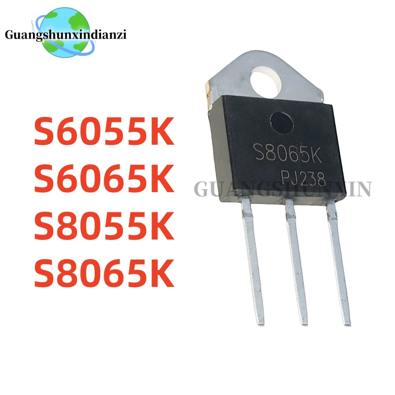 5Uds New 100% Quality S6055K S6065K S8055K S8065K TO-3P High Power transistor In Stock/